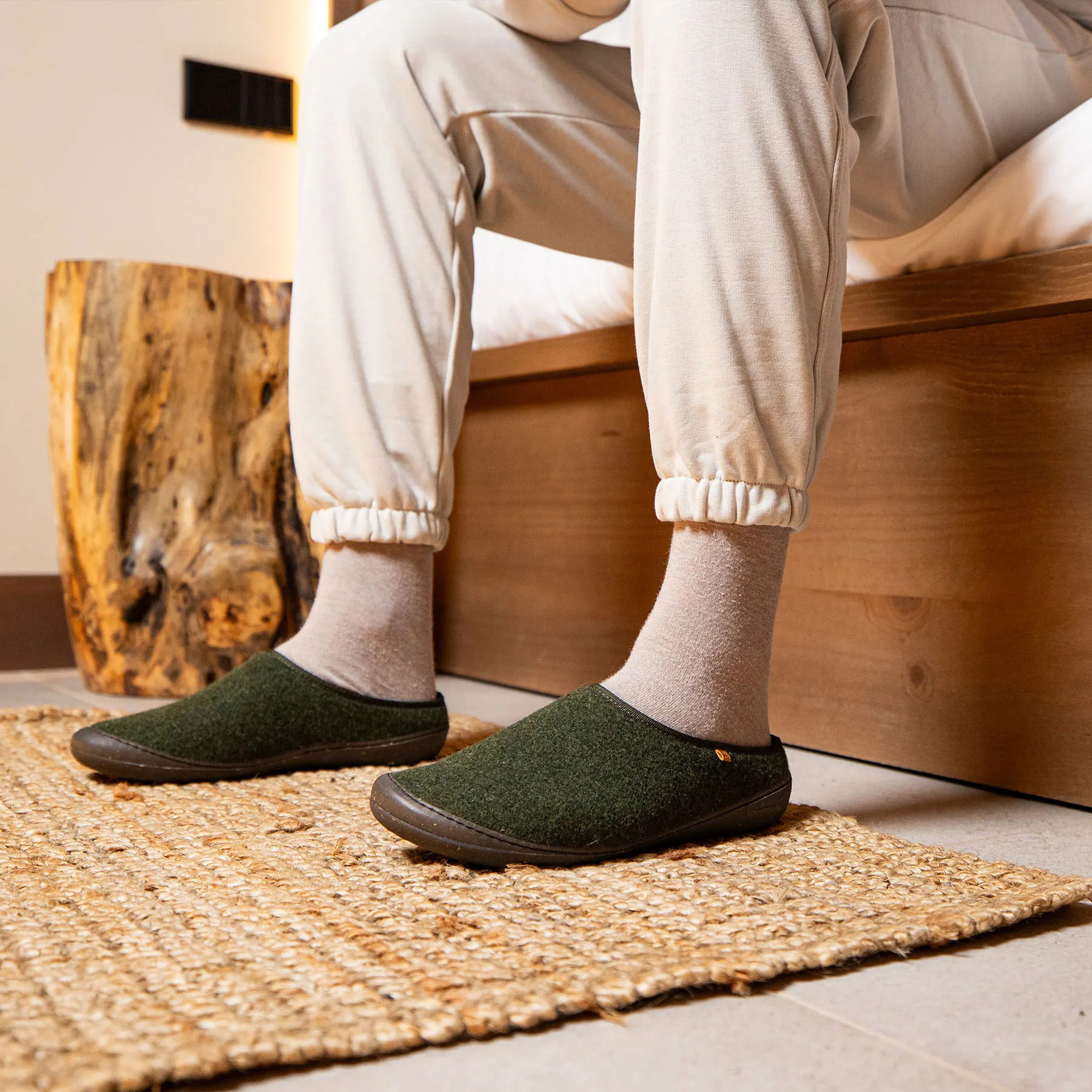 Zapatos NA66 WOOL FOREST/HOME color Forest