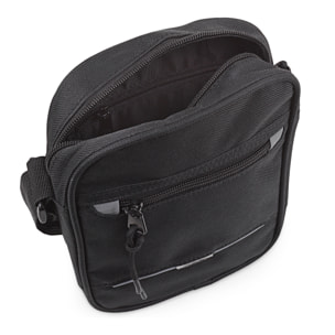 Bandolera Hombre Textil Jaslen Norwich Negro