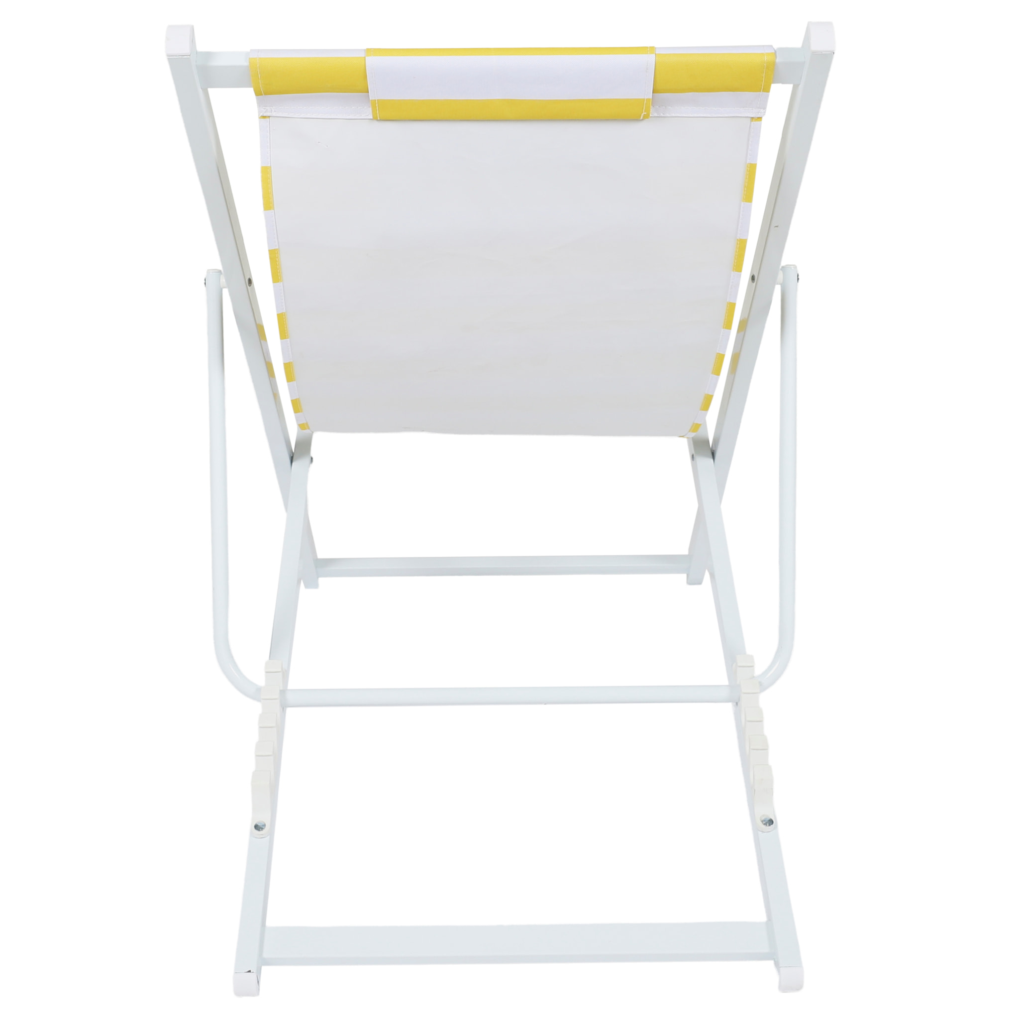 Chilienne Metal Rayures Jaunes - Lot De 4