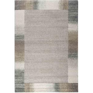 Tappeto Moderno Beige Disegno Con Cornice