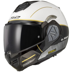 CASCO MODULAR LS2 FF906 ADVANT IRON MATT WHITE BLACK JEANS (E22.06)