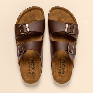 Sandalias NE50 VEGANO BROWN / WARAJI color Brown