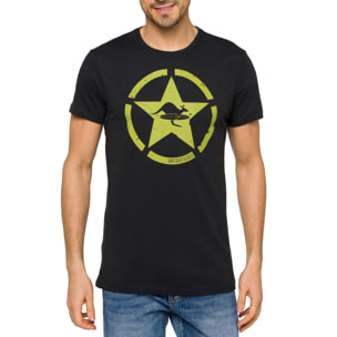 T-shirt in cotone 150 gr Hot Buttered Goldenbreed Colore Nero