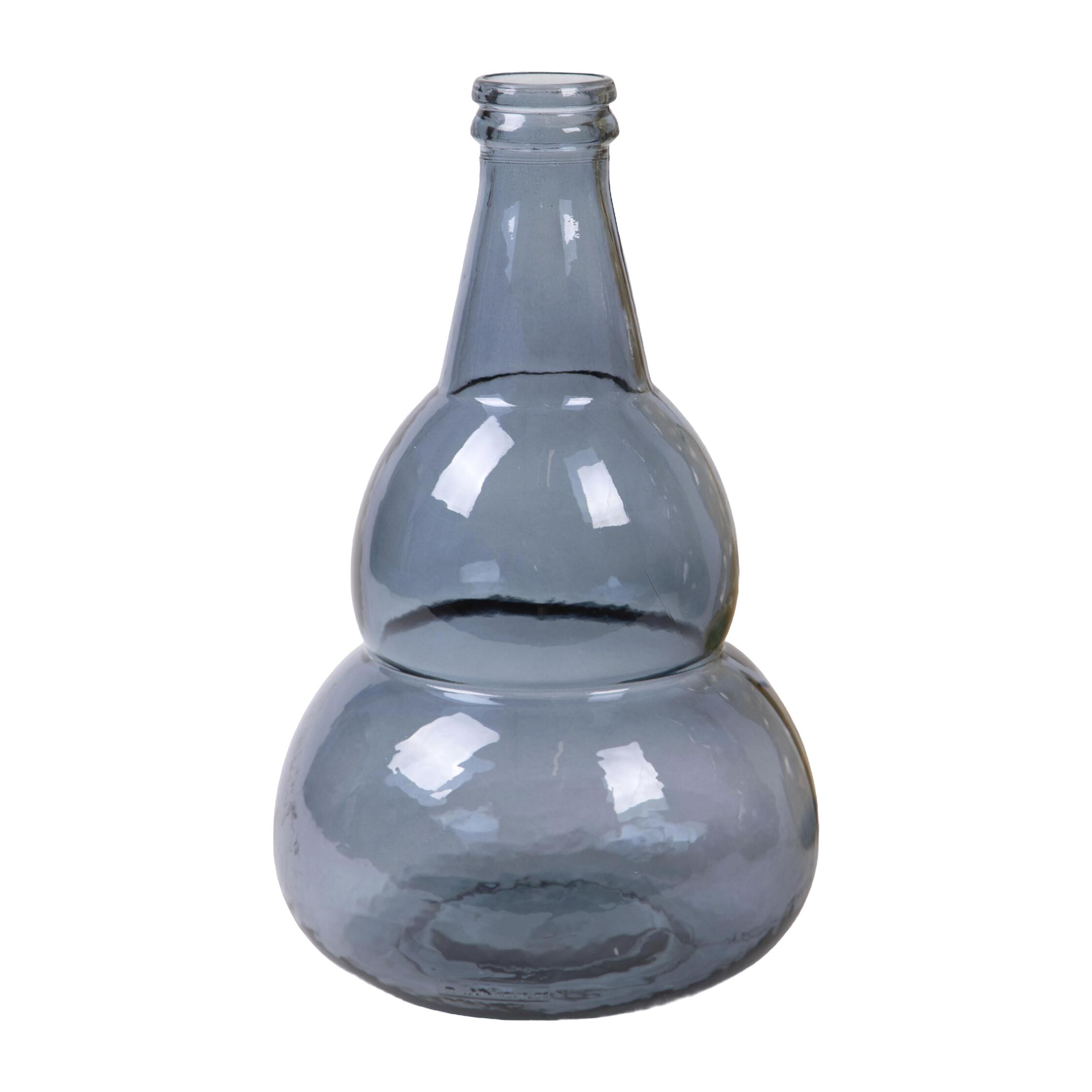 Vaso Odon - Pezzi 1 - D27XH45 CM - Grigio - Vetro - Bianchi Dino