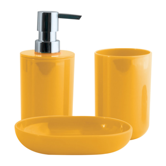 Lot de 3 accessoires de salle de bain INAGUA Safran MSV