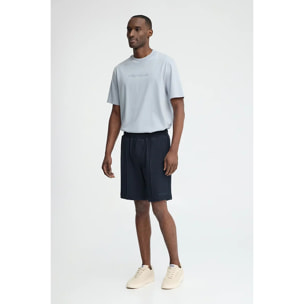 Bermuda jogger azul marino con logo Polo Club