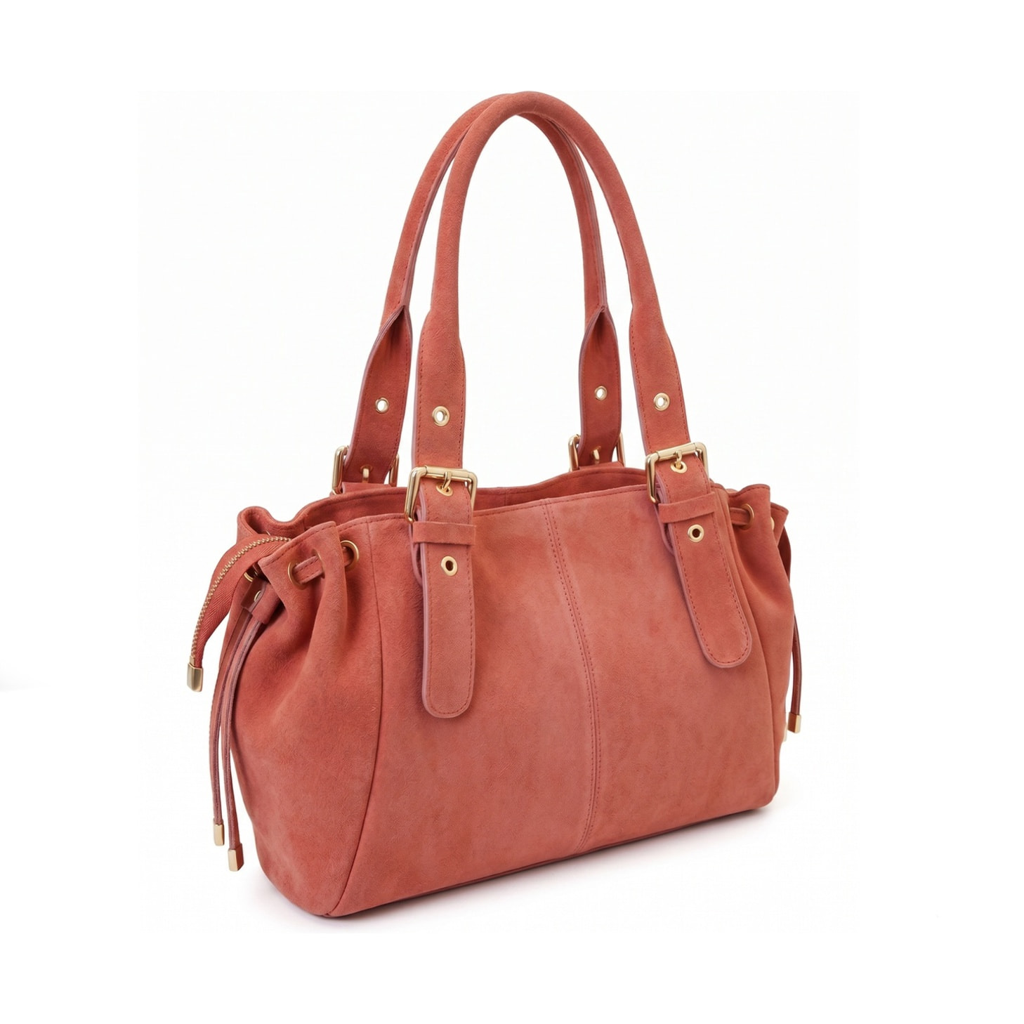 Borsa a mano da donna Made in Italy - Modello Lumena Lux - 100% pelle - 20.0 x 21.0 x 33.0 cm