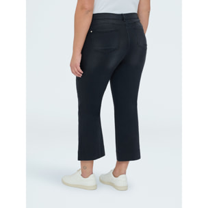 Fiorella Rubino - Jeans Kick Flare lavado black - Negro