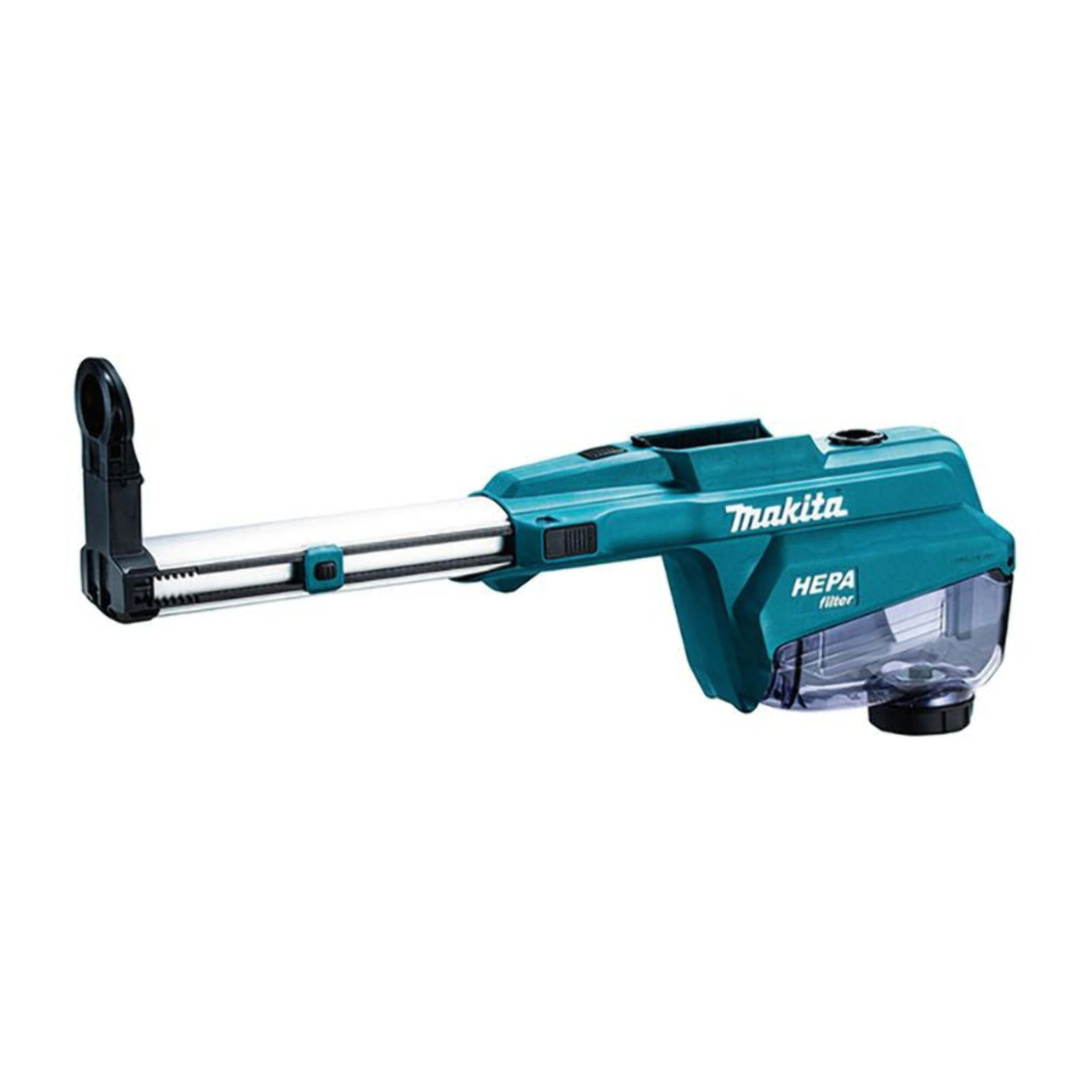 Taladro percutor SDS-PLUS 40V max Li-Ion - 28 mm XGT con kit de aspiración - MAKITA - con 2 baterías 40V 4.0Ah - cargador - caja - HR007GM202