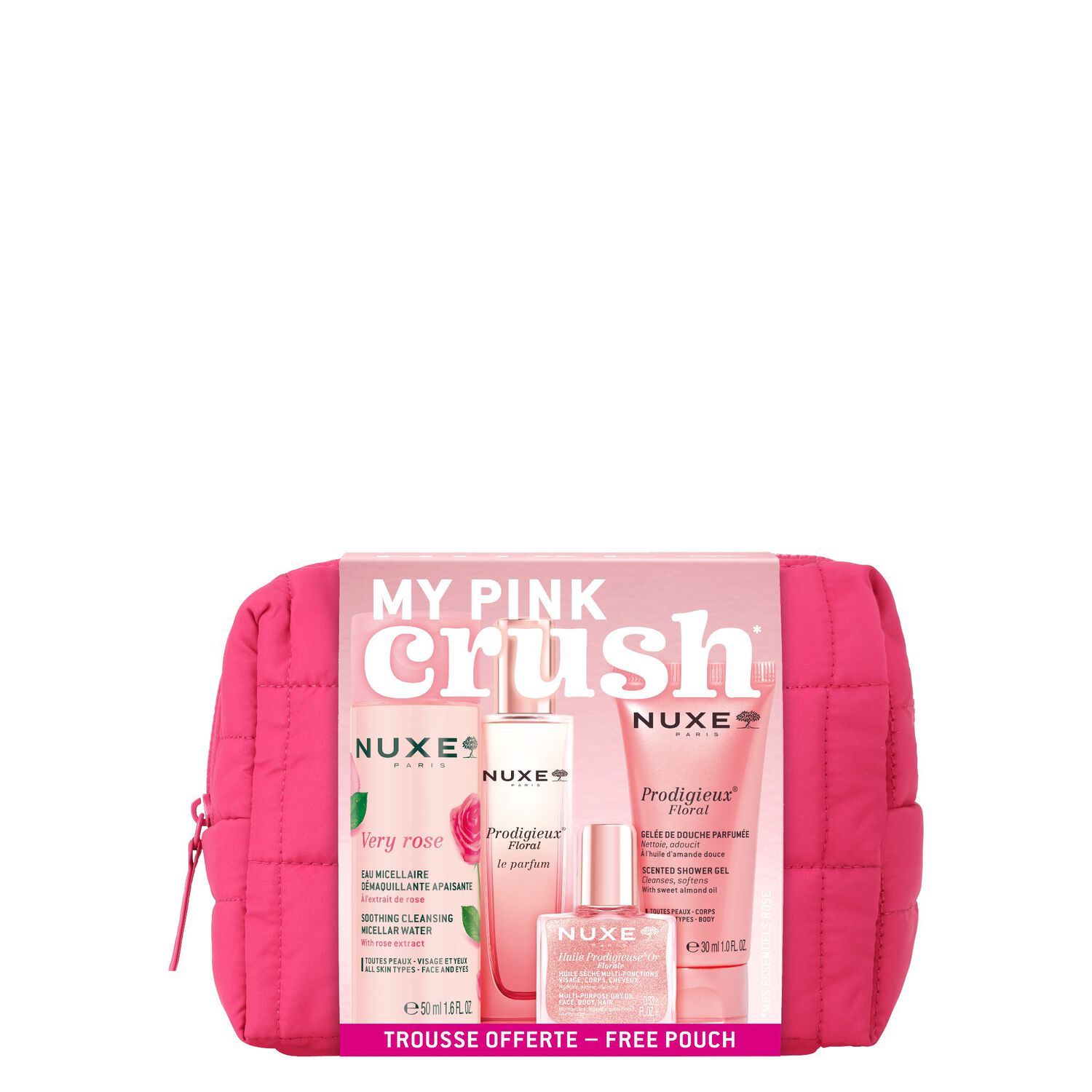 My Pink Crush - Trousse Rituel beauté Prodigieux® 4 Produits