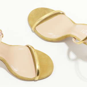 SANDALIAS DORADAS PAVITRA