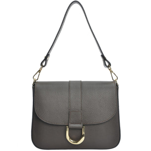 Borsa a tracolla Anna Luchini Marrone