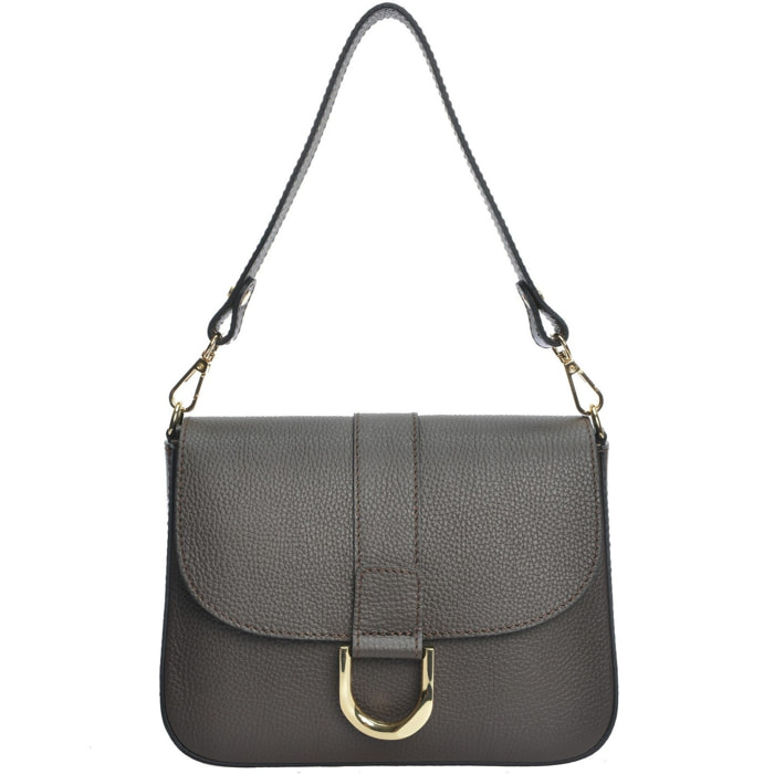 Borsa a tracolla Anna Luchini Marrone