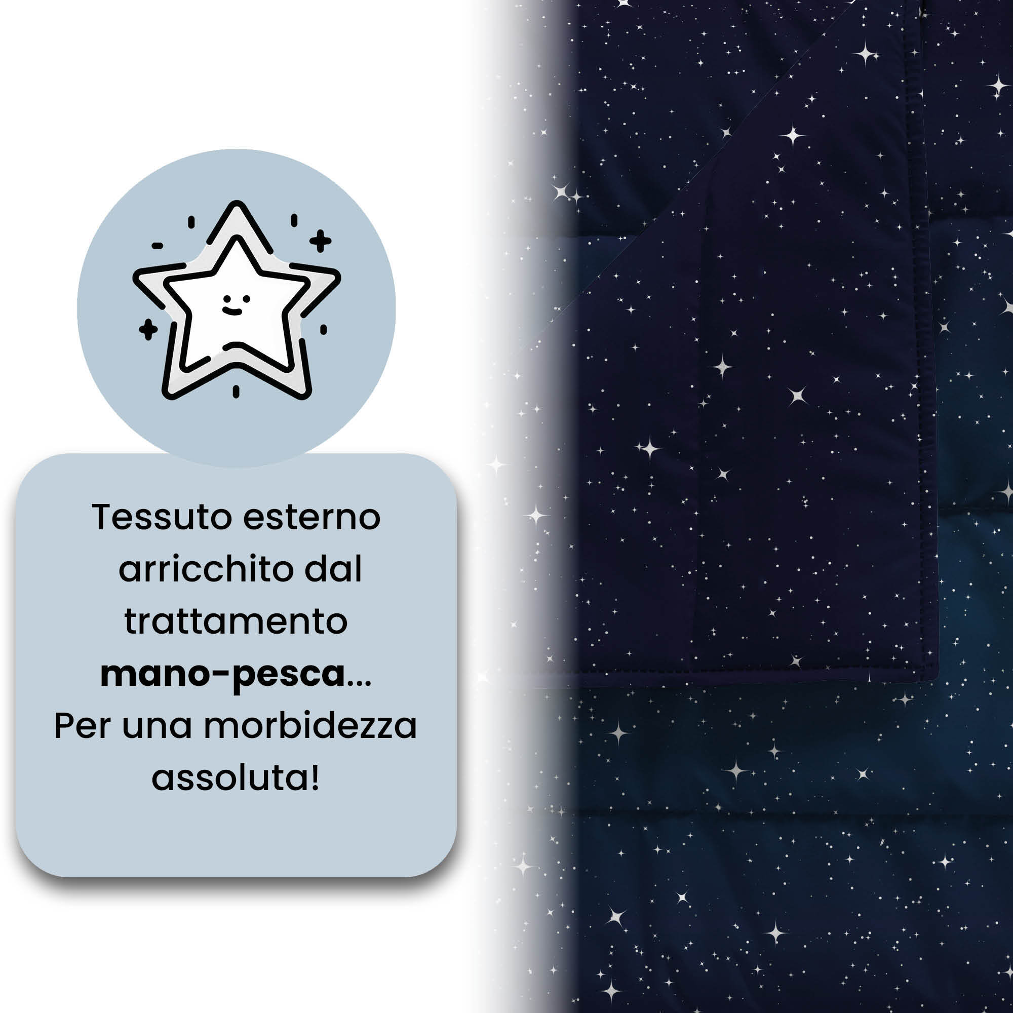 TRAPUNTINO ESTIVO BASIC, 100gr - Made in Italy - MATRIMONIALE
