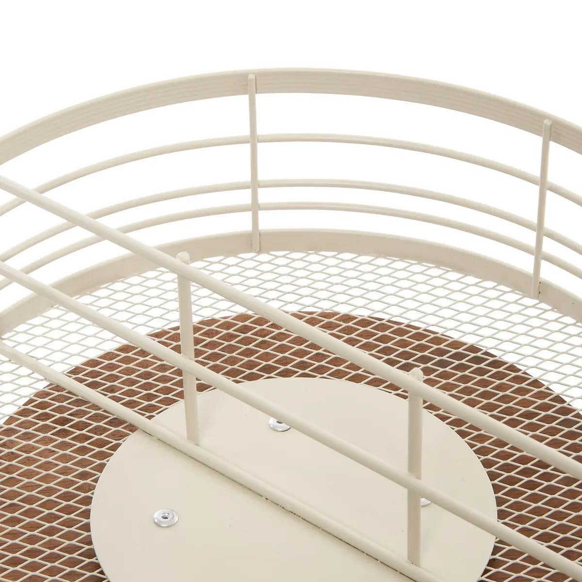 Plateau rond tournant Telma D.28cm beige