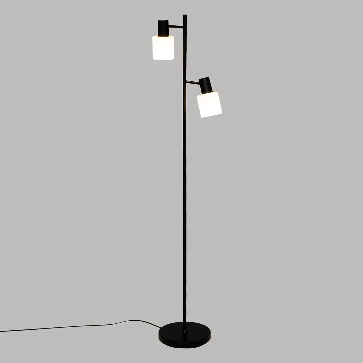 Lampadaire "Tais" H143cm noir