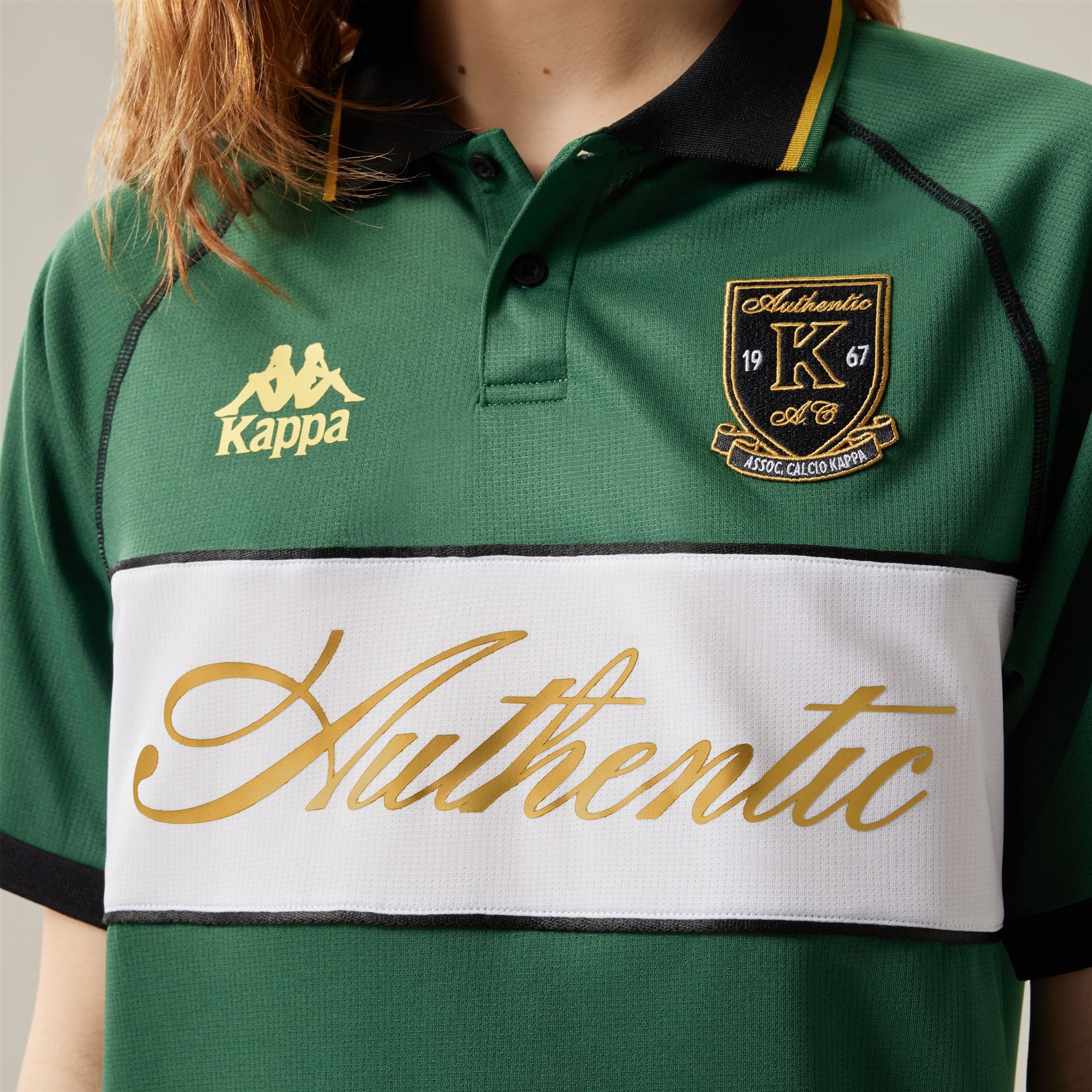 Kappa - Maglie gioco Uomo Verde - Authentic Norton