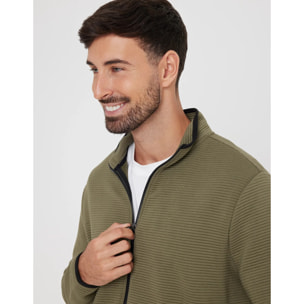 Chaqueta Cremallera Caqui - Tigio