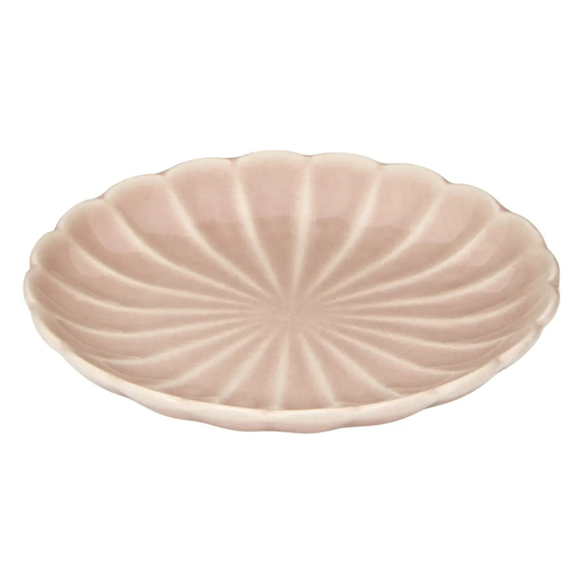 Lot de 4 Assiette à pain ronde Rom D.15cm rose