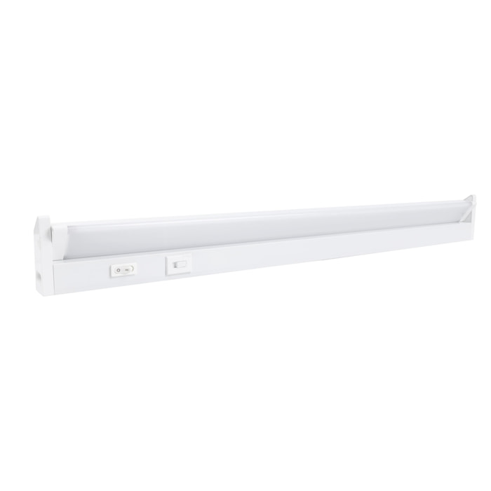 Forlight - Sistema Lineal LED Eficiente 1200mm, Acabado Blanco Opal, Iluminación Moderna para Hogar, Material Resistente PVC y Policarbonato, Diseño Funcional y Estético