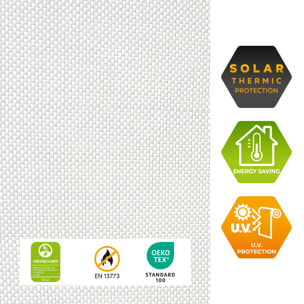 Enrollable CLIP&FIX SCREEN Blanco nieve