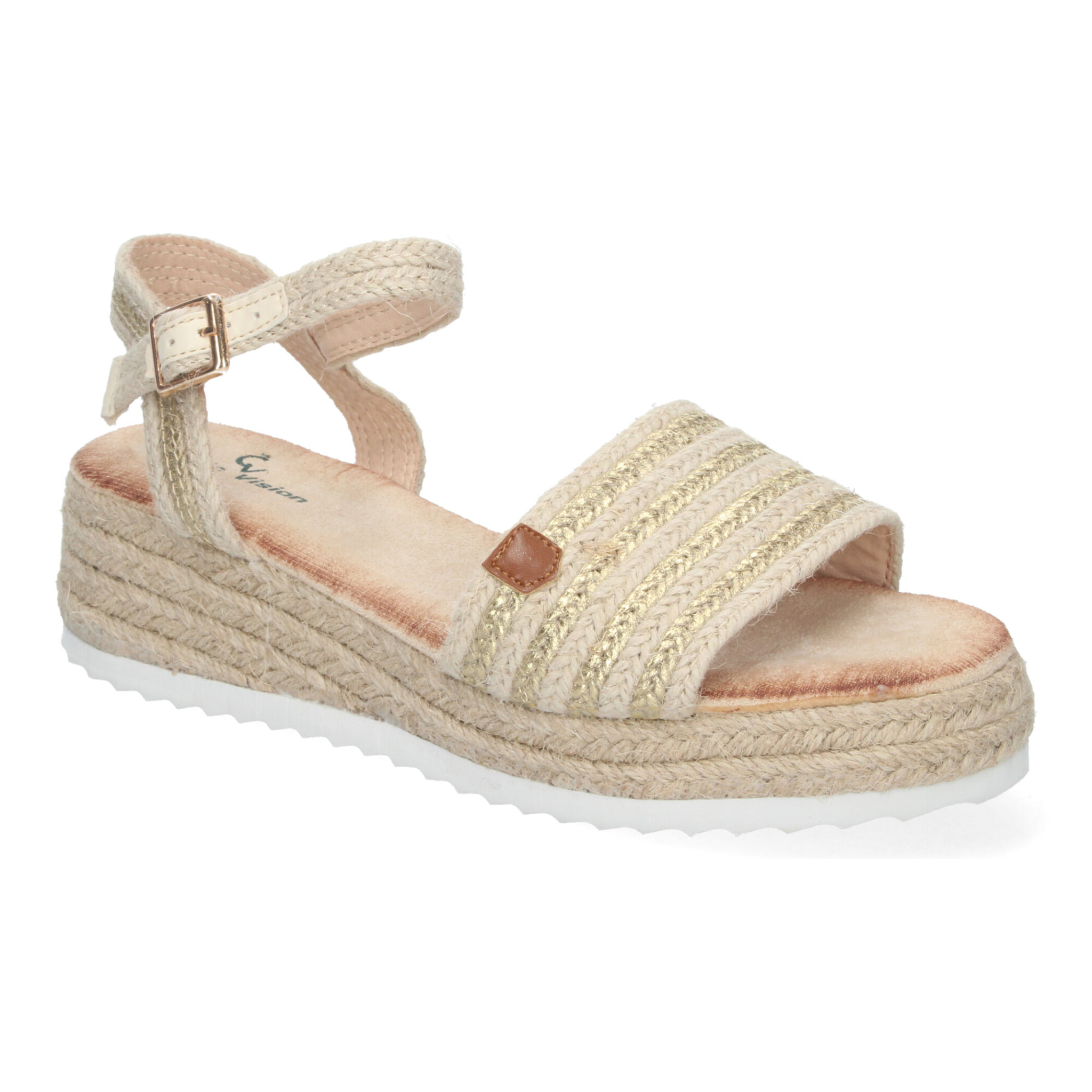 Sandalias para mujer de Verano con Cuña de Yute