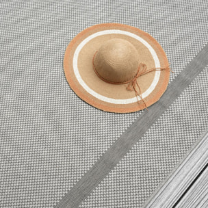 Tapis extérieur tissé kilim rectangle KOPO