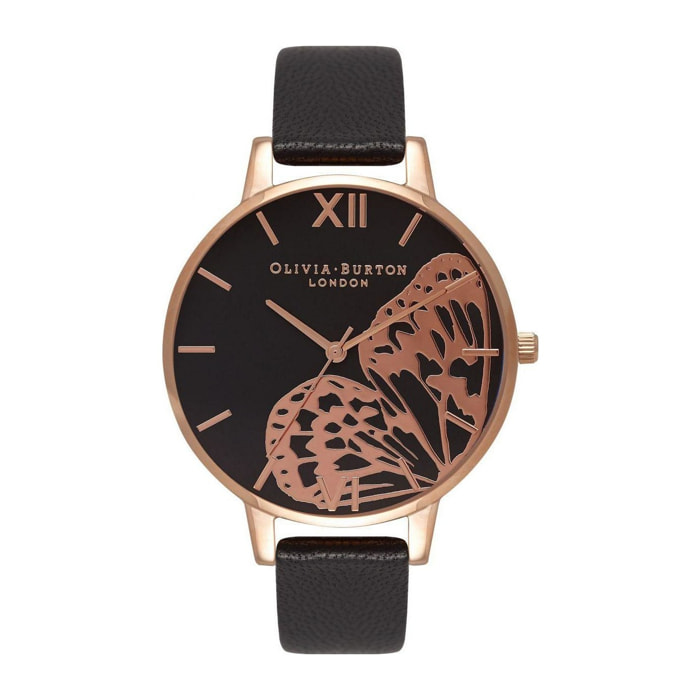 Reloj Olivia Burton OB16AM97 Mujer Analogico Cuarzo con Correa de Piel sintetica