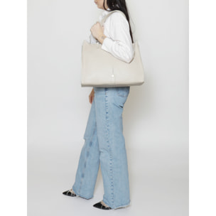 Borsa a mano da donna - Modello False - 100% vera pelle - 40.0 x 30.0 x 15.0 cm