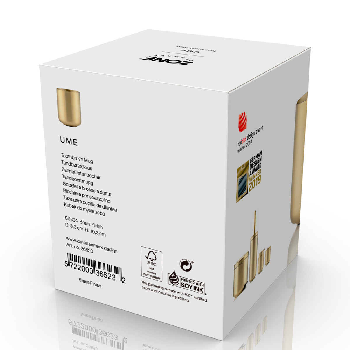 Gobelet pour brosse à dents Ume