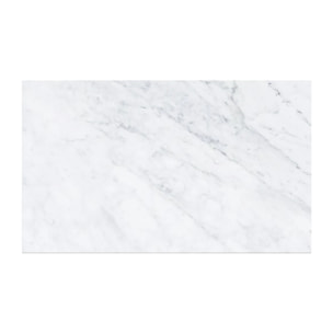 Table basse rectangulaire en marbre blanc - Izaé