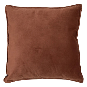Coussin Lilou marron tonka 55x55cm