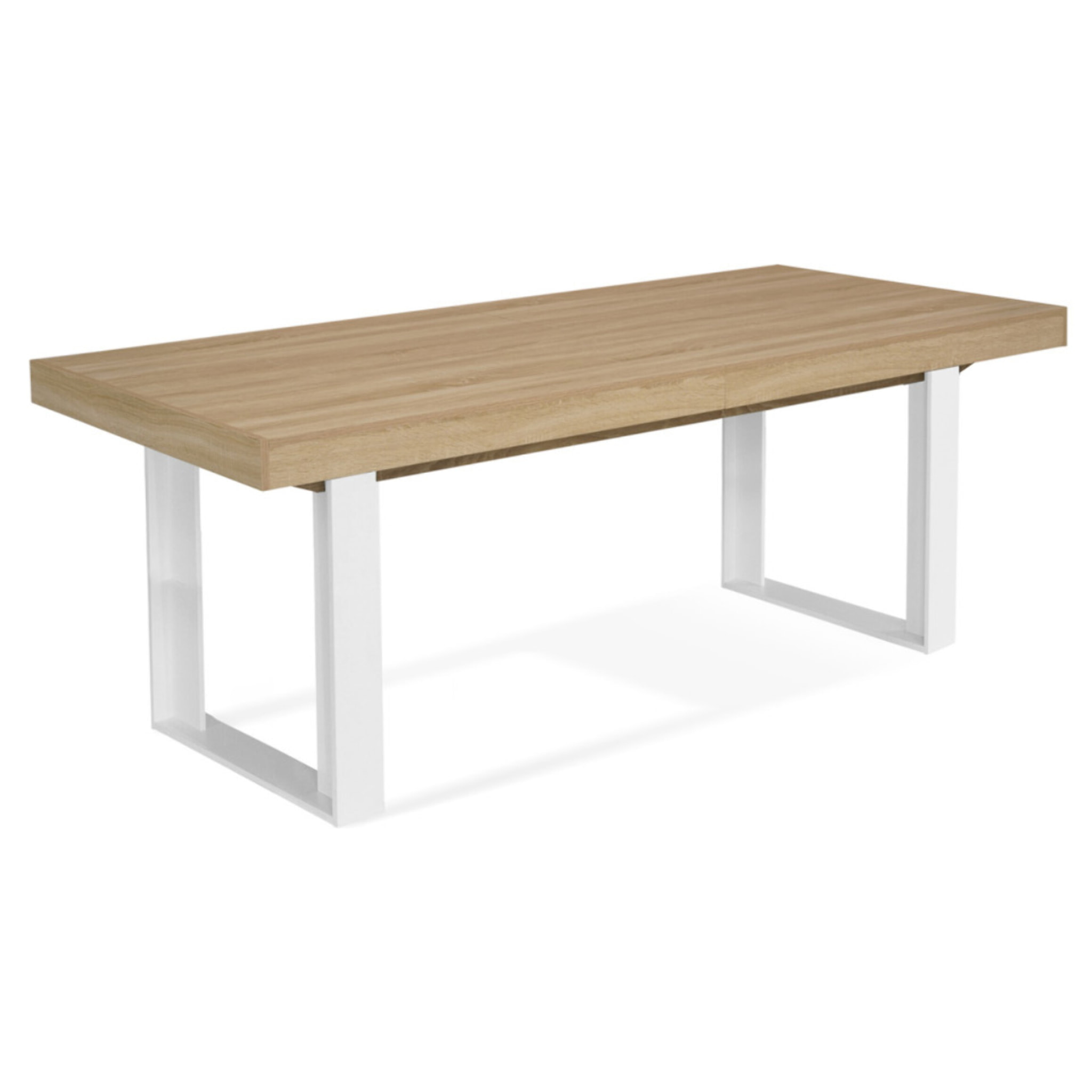 Tables à manger extensibles Brixton - Bois - Blanc