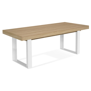 Tables à manger extensibles Brixton - Bois - Blanc