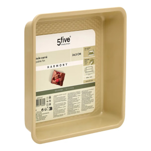 Moule Harmony carré 24,5cm beige