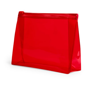 Beauty case da viaggio in PVC trasparente