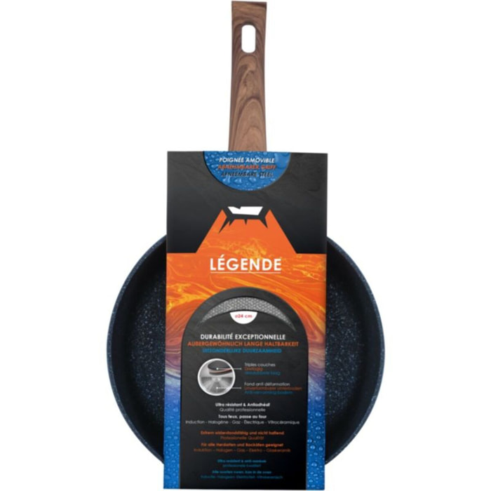 Poêle DURANDAL 24cm Ceramique Legende