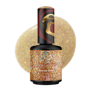 Vernis semi-permanent - 236 Gossip Gold - 15 ml
