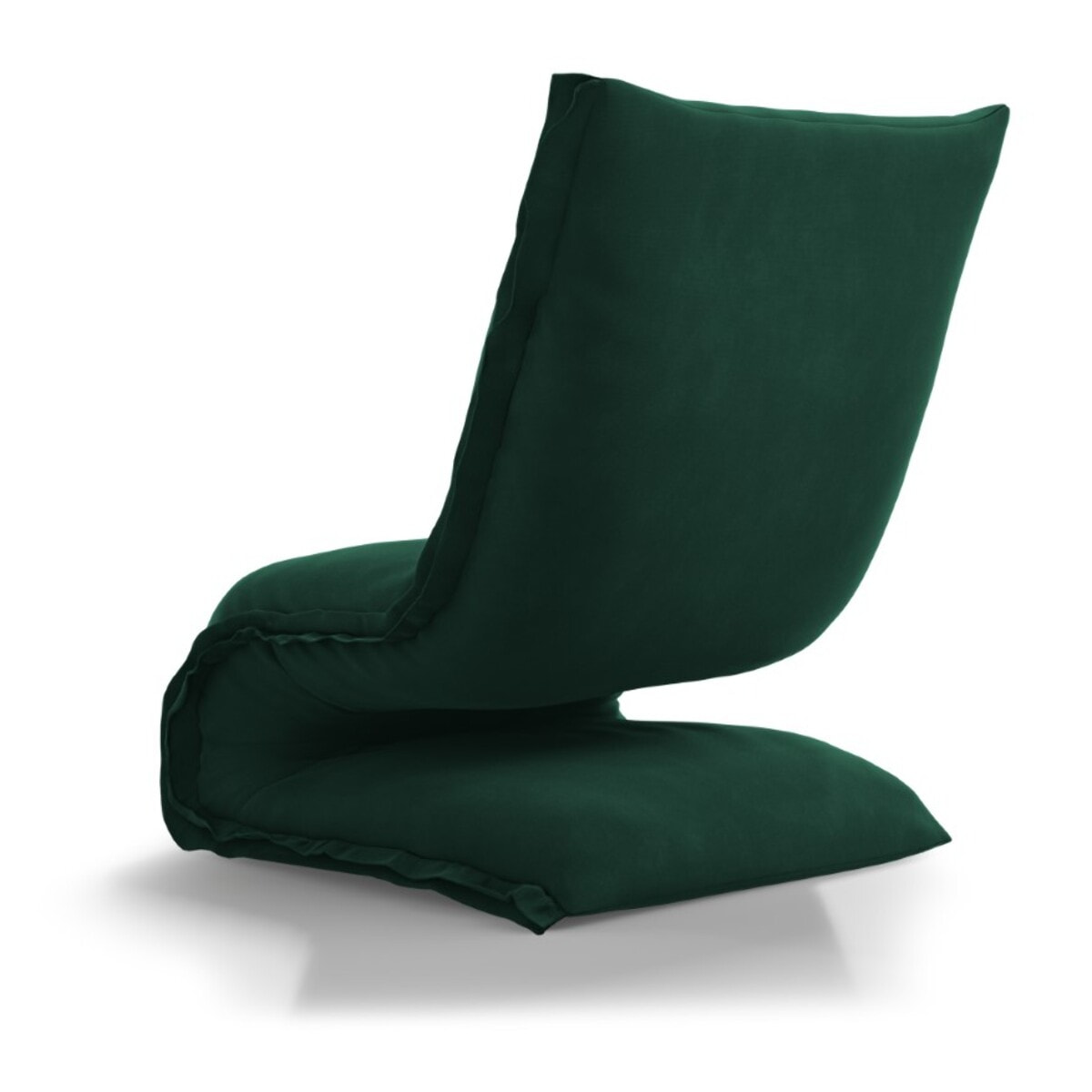 Fauteuil "Adeline" en velours vert bouteille