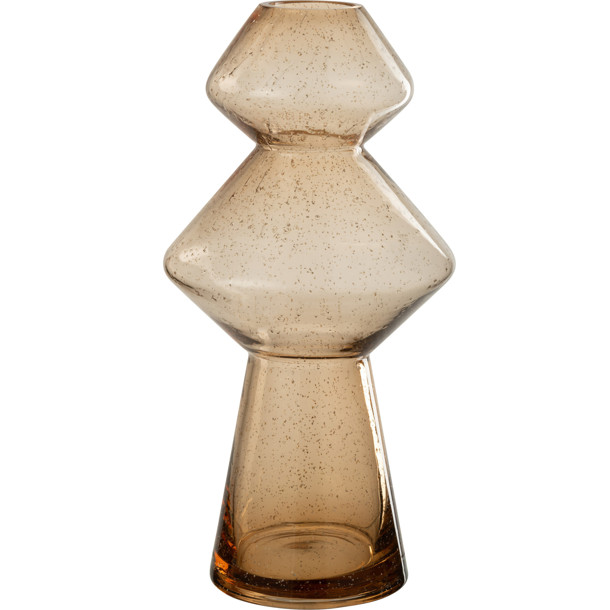 J-Line vase Carol - verre - caramel