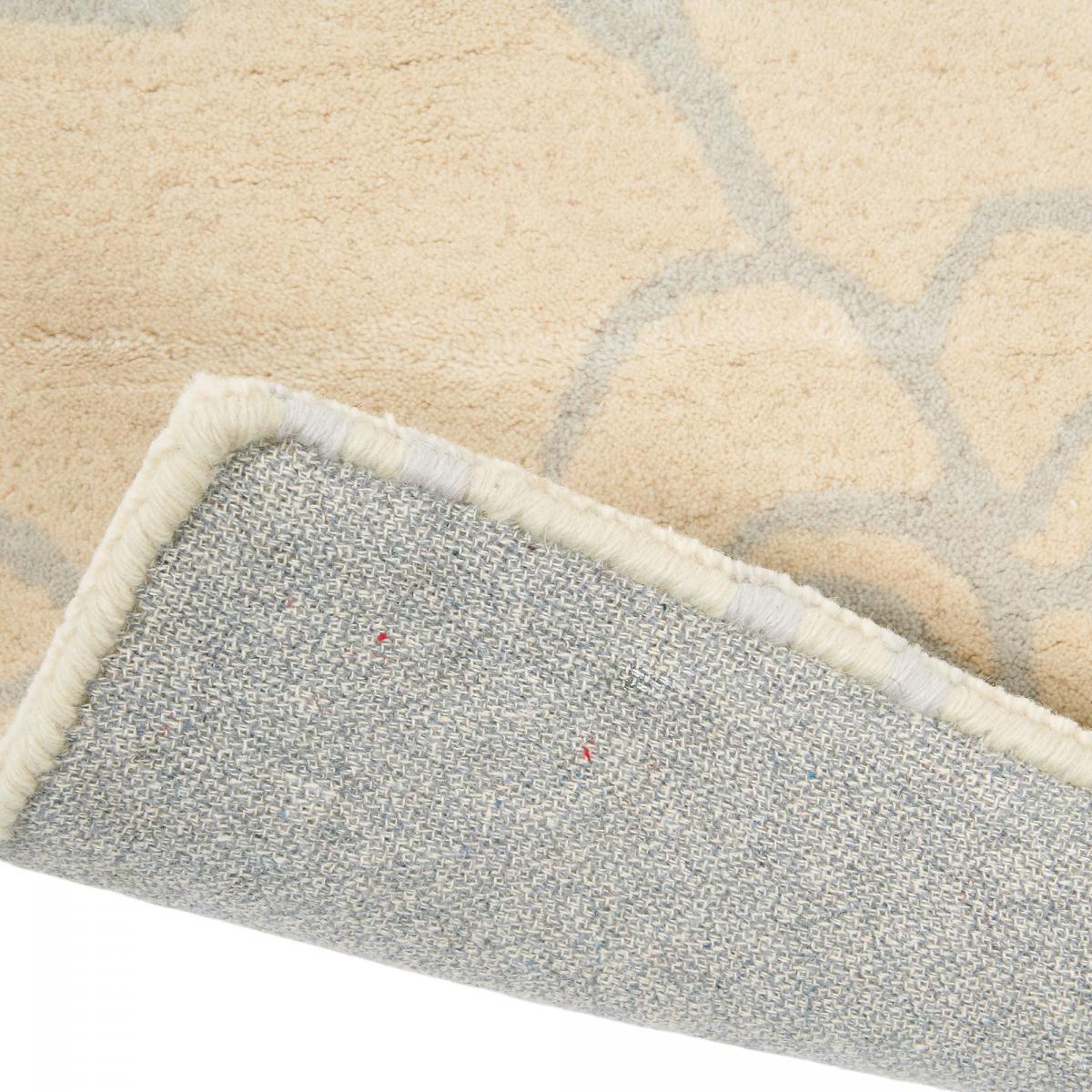 Tapis salon et chambre fait à la main en laine motif floral VAVA