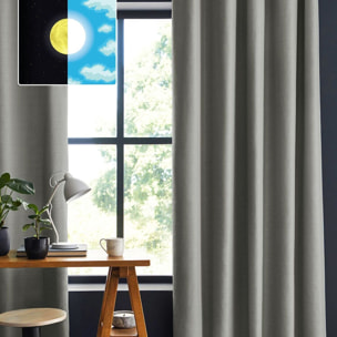 Rideau uni occultant 100%polyester
