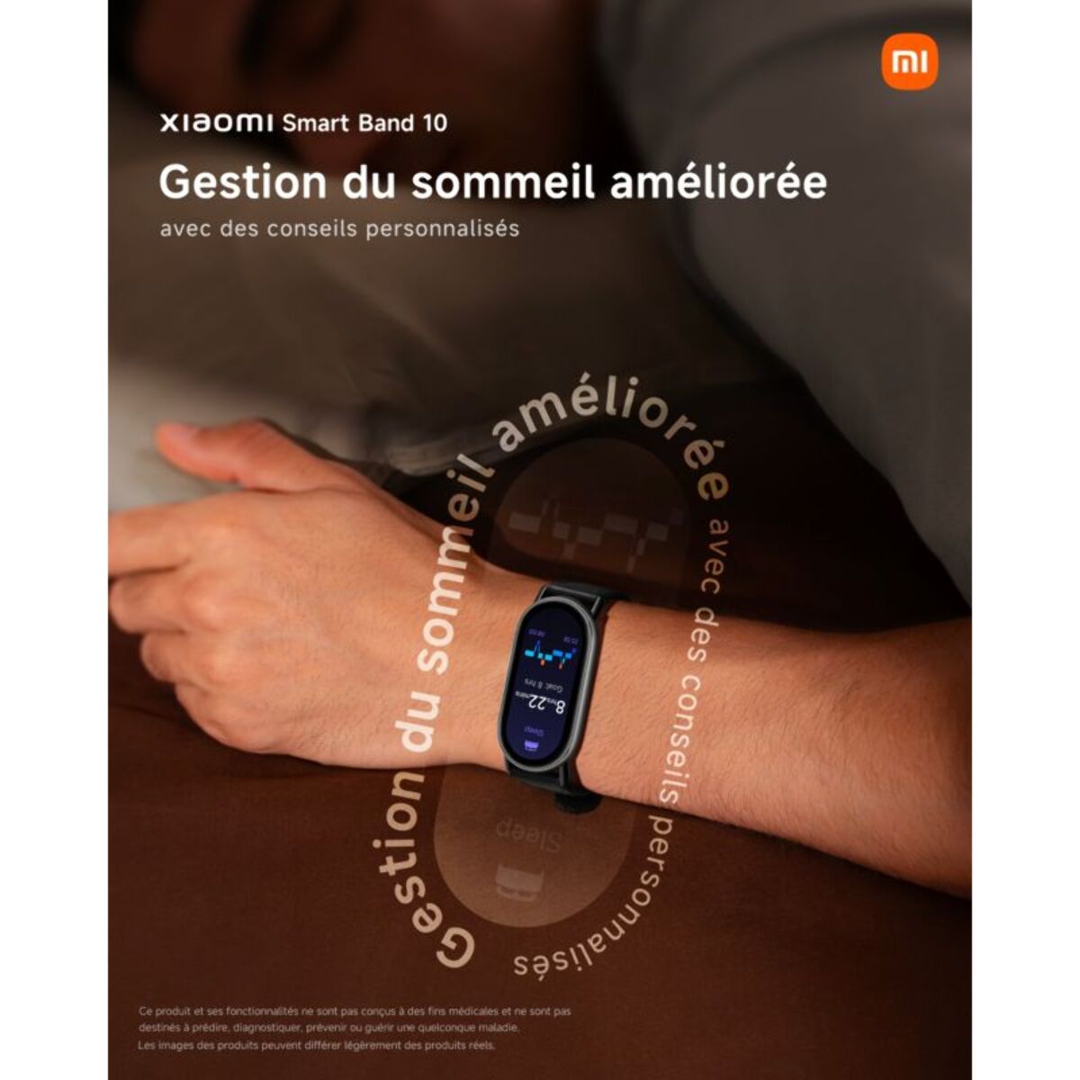 Bracelet connecté XIAOMI Smart Band 10 Noir