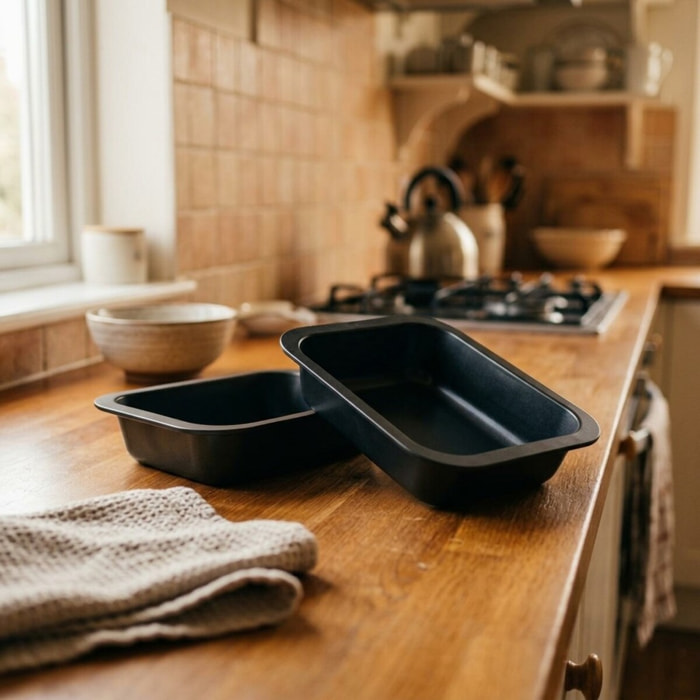 Lot de 2 plats four 40/34/8 cm en acier émaillé avec 2 ustensiles Zenker Special cooking