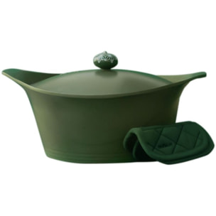 Cocotte COOKUT Coffret l'incroyable 24cm fougere