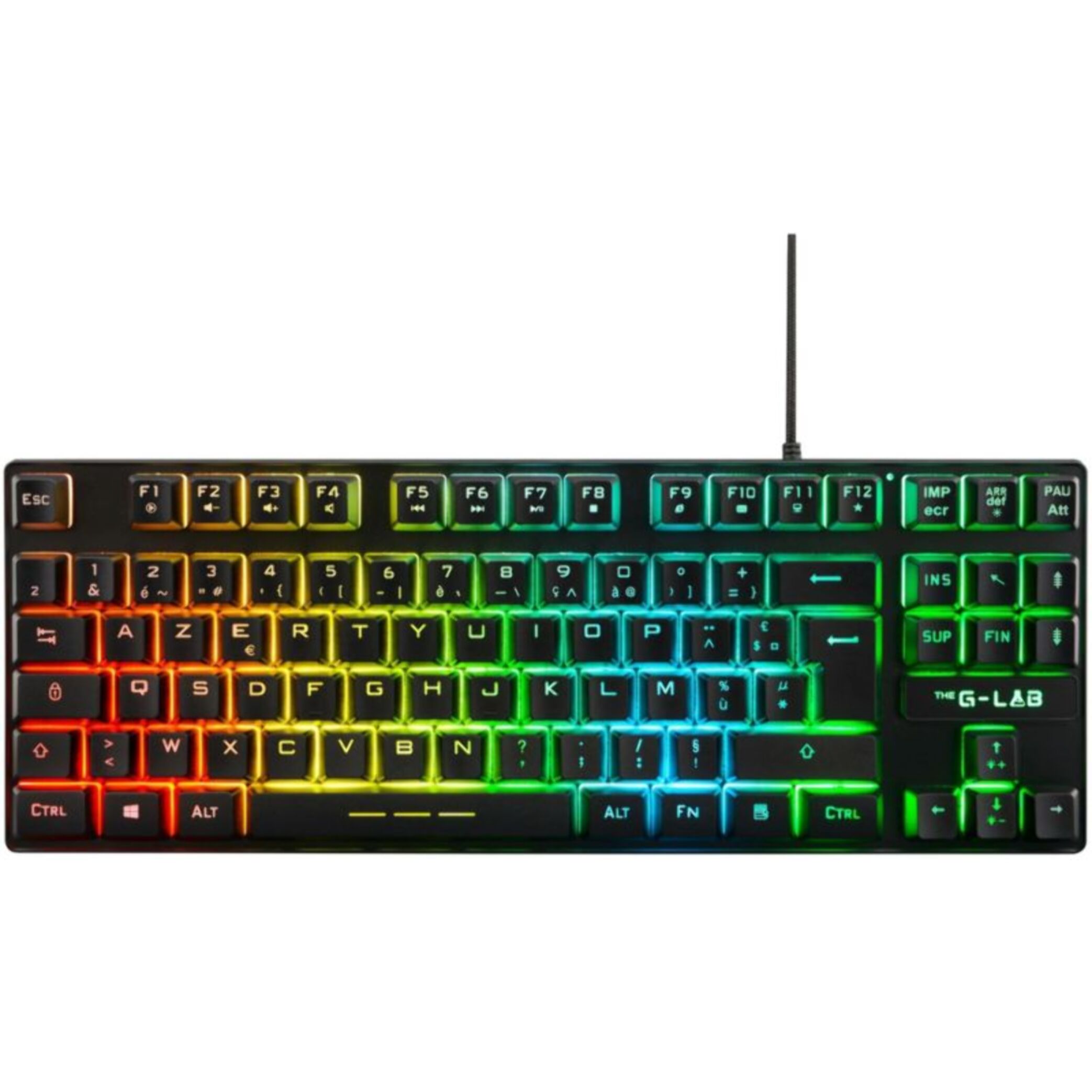 Clavier gamer THE G-LAB KEYZ CAESIUMTKL FR