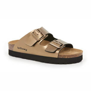 Sandalia plataforma BILLOWY MARRON