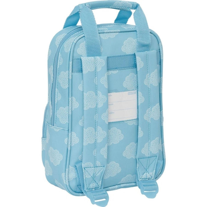Mochila infantil con asas facil limpieza safta preescolar "nube"