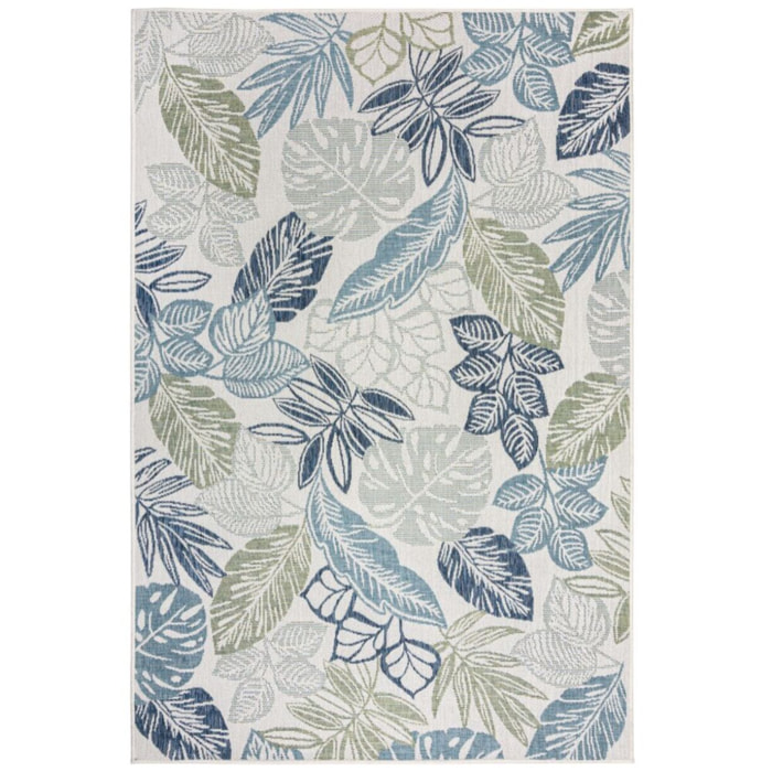 Tapis extérieur BELLA LEAF Bleu