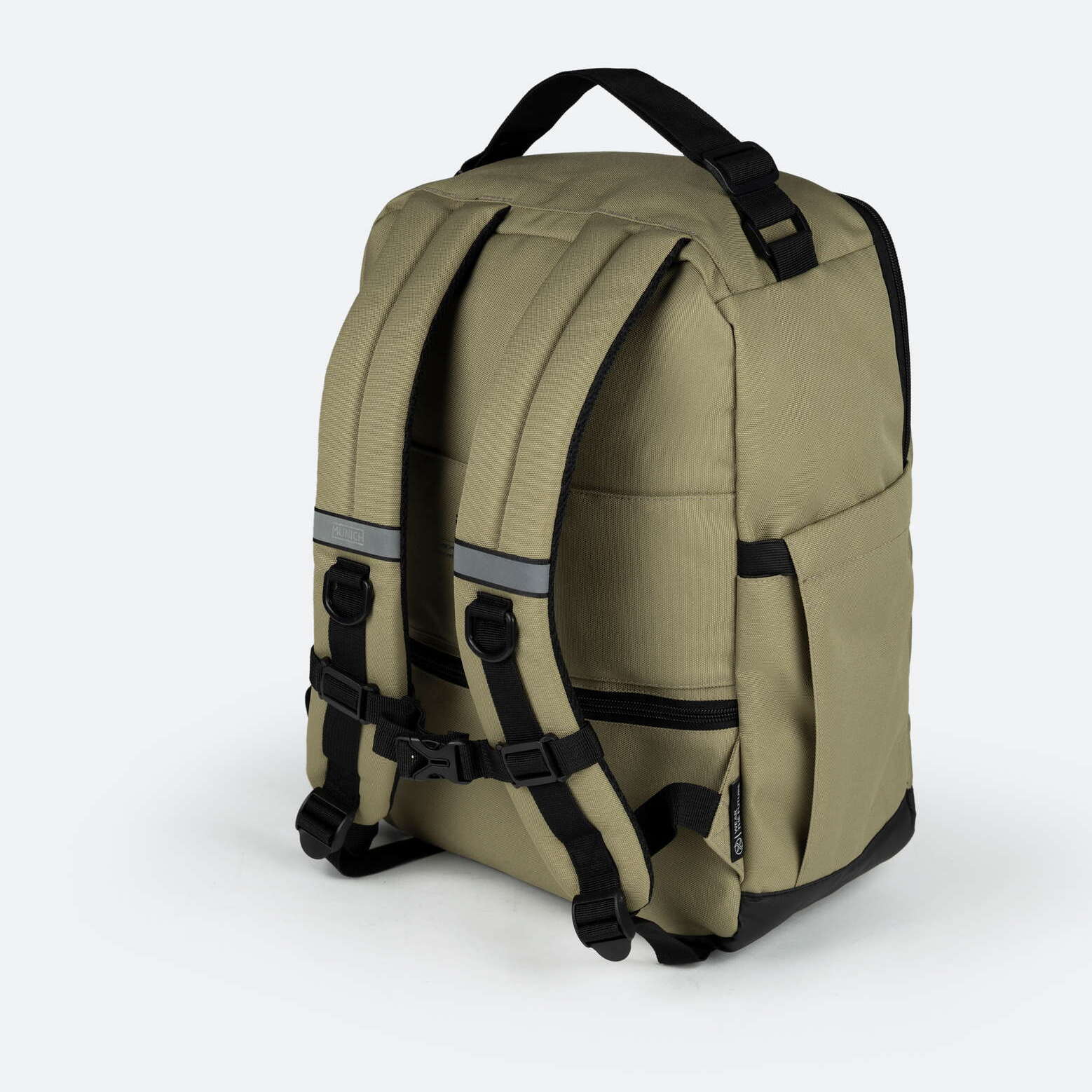 Mochila underseat beige de poliéster reciclado MUNICH GATE X-39 UNDERSEAT BACKPACK